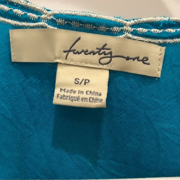 Forever 21 Teal Blue Maxi Dress - Picture 7 of 10